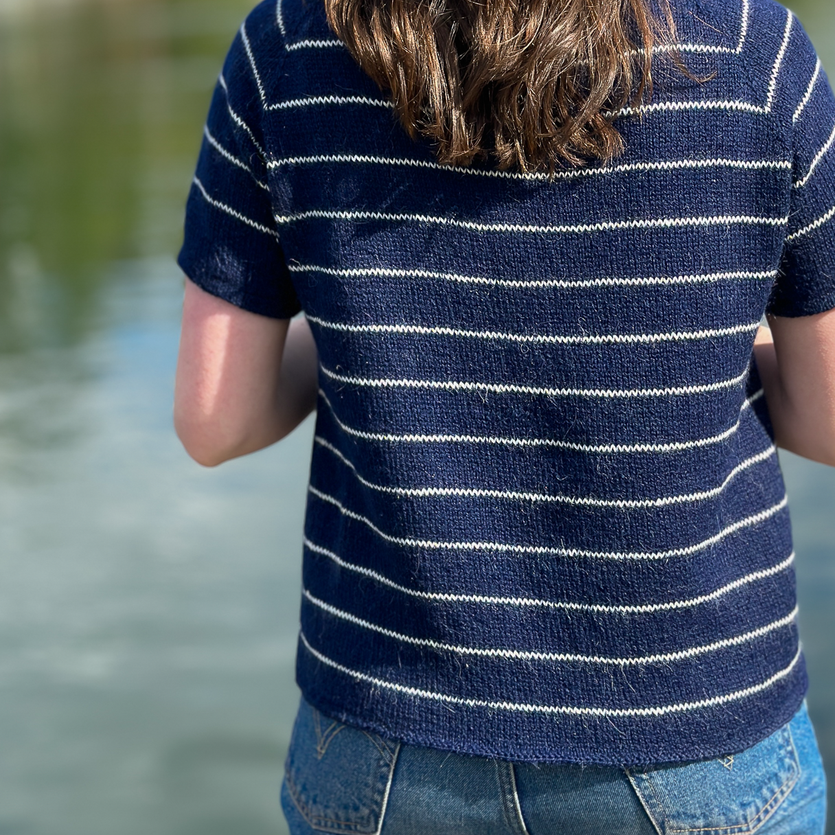 Henley Tee Knitting Pattern Pullover Sweater — Knit for the Soul